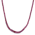Niassa Ruby (FF) 56.00 ctw Necklace 18 Inches in Rhodium Over Sterling Silver - Sticky add to cart bar