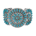 Doorbuster Blue Howlite Bangle Bracelet in Silvertone (7.50 In) 18.00 ctw - Sticky add to cart bar