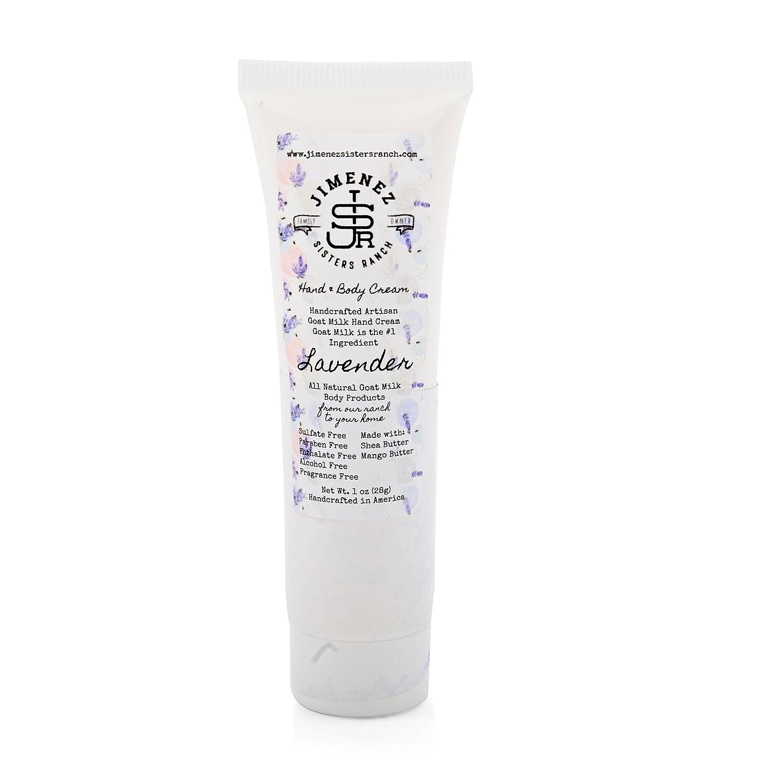 Jimenez Sisters Ranch Lavender Goat Milk Hand & Body Cream 1oz