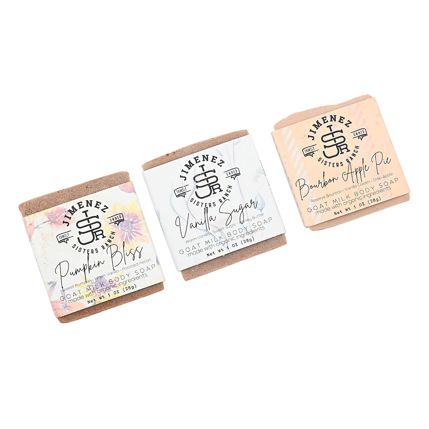 Jimenez Sisters Ranch Traditional Fall Goat Milk Bar Soap Sampler