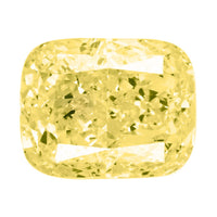 IGI Certified Luxuriant Lab Grown Yellow Diamond (VS2) (Cush) 1.00 ctw