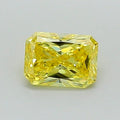 IGI Certified Luxuriant Lab Grown Yellow Diamond (VS2) (Radiant) 0.50 ctw - Sticky add to cart bar
