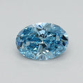 IGI Certified Luxuriant Lab Grown Blue Diamond (VS2) (Ovl) 4.00 ctw - Sticky add to cart bar