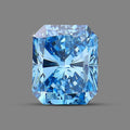 IGI Certified Luxuriant Lab Grown Blue Diamond (VS2) (Radiant) 4.00 ctw - Sticky add to cart bar