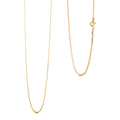 Necklace in 14K Yellow Gold Over Sterling Silver 24 Inches 2.50 Grams - Sticky add to cart bar
