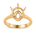 Luxoro Mounted Ring in 14K Yellow Gold (Size 8.0) 4.10 Grams - Sticky add to cart bar
