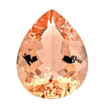 Certified & Appraised AAAA Marropino Morganite (Pear 16x12 mm) 7.00 ctw - Sticky add to cart bar