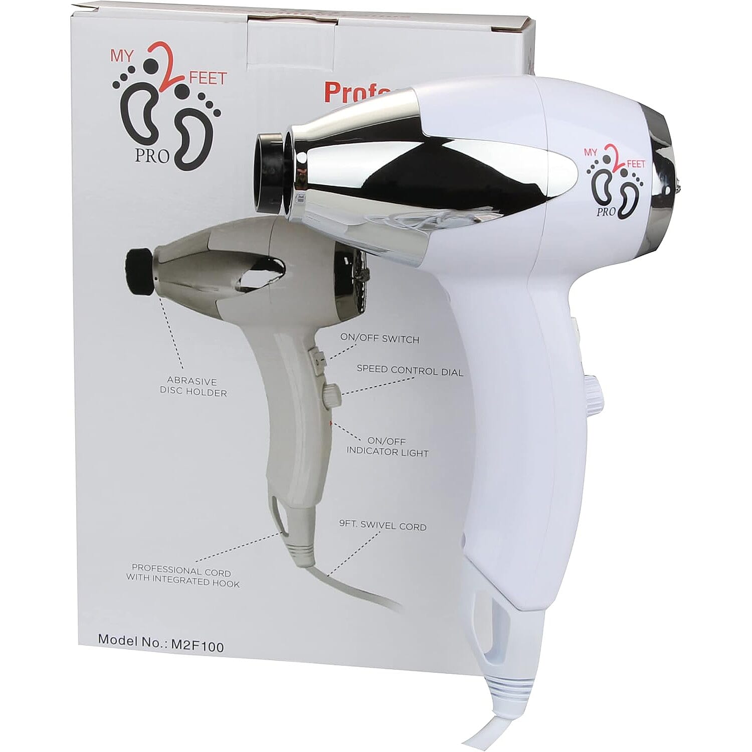 My2Feet Professional Electric Callus Remover (Manufacturer Warranty)