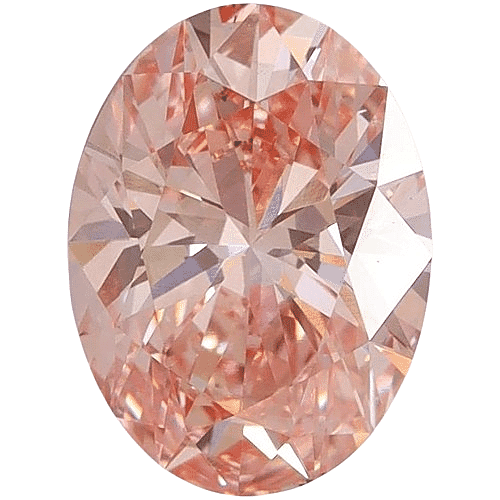 IGI Certified Luxuriant Lab Grown Pink Diamond (VS2) (Oval Mix mm) 3.50 ctw