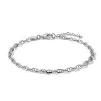 Bracelet in Rhodium Over Sterling Silver (7.5 In)