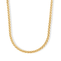 Spiga Chain in Vermeil YG Over Sterling Silver 22 Inches