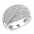 TLV Primetime Deal White Diamond Ring in Sterling Silver (Size 6.0) 1.00 ctw - Sticky add to cart bar