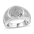Karis Diamond Cluter Ring in Platinum Bond - Sticky add to cart bar