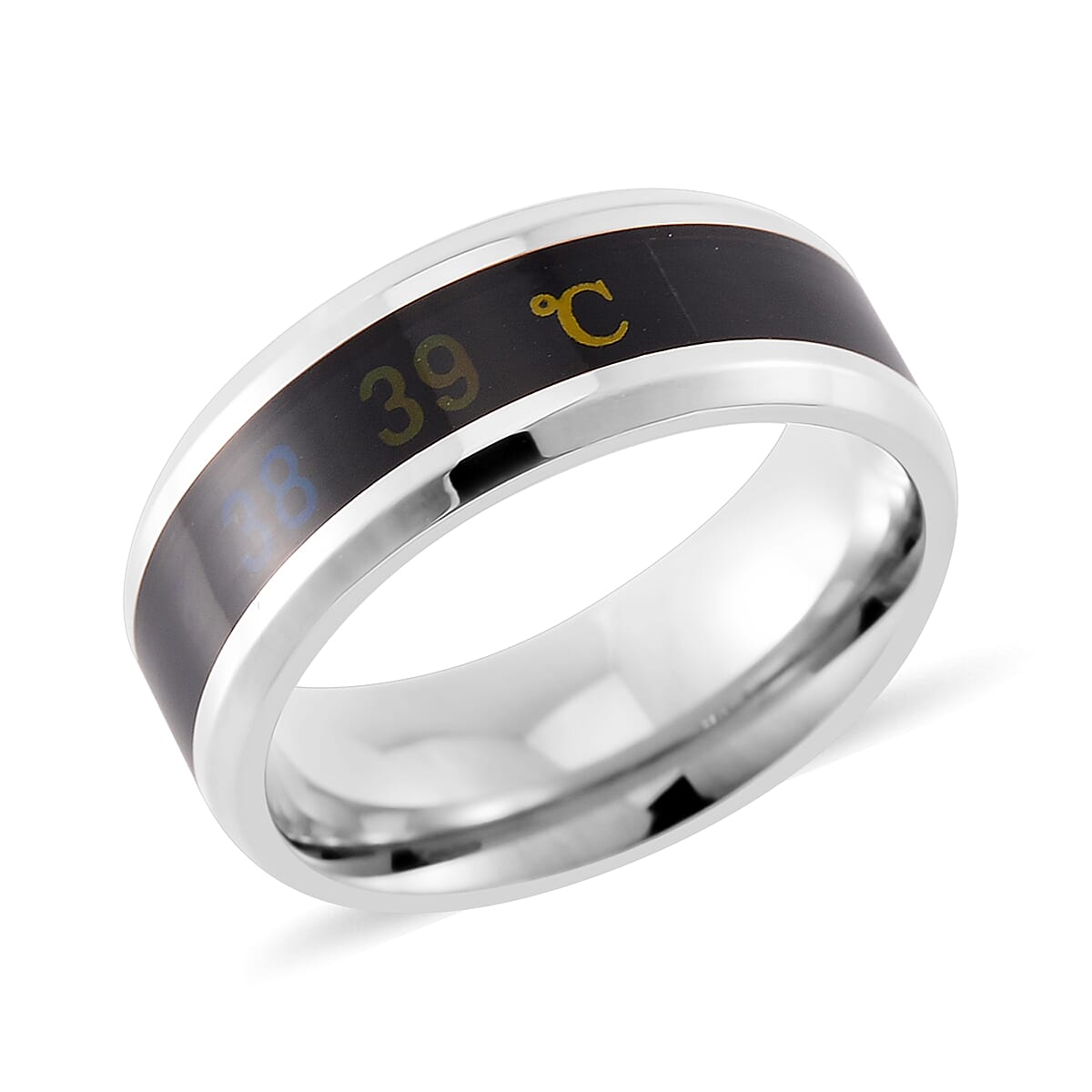 Doorbuster Band Ring in Stainless Steel (Size 7)
