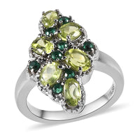 African Amethyst, Simulated Purple Diamond Ring in Stainless Steel (Size 10.0) 2.35 ctw