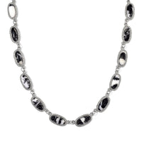 Yellow Tigers Eye Necklace (18-20 Inches) in Goldtone 170.00 ctw