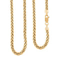 3mm Palma Chain Necklace in 10K Yellow Gold 18 Inches 7.76 Grams - Sticky add to cart bar