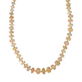 Premium Ethiopian Welo Opal 23.00 ctw Beaded Necklace in 18K Yellow Gold Over Sterling Silver 18 Inches - Sticky add to cart bar