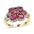 Lightning Deal Certified & Appraised Luxoro 10K Yellow Gold AAA Ouro Fino Rubellite, Diamond (G-H, I2) (0.40 cts) Ring (Size 10.0) (4.20 g) 3.55 ctw - Sticky add to cart bar