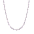 Freshwater Pearl Necklace (18 Inches) in Sterling Silver - Sticky add to cart bar