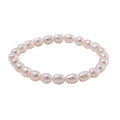 White Freshwater Pearl Stretch Bracelet (6.5-7.0In) - Sticky add to cart bar