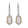 Moissanite & Yellow Sapphire