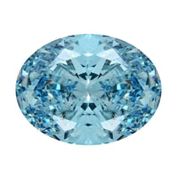 Doorbuster IGI Certified Luxuriant Lab Grown Blue Diamond (Oval) (VS2) 2.50 ctw