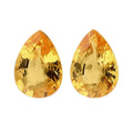 AAAA Madagascar Yellow Sapphire Set of 2 (Pear 7x5 mm) 1.50 ctw - Sticky add to cart bar