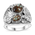 Artisan Crafted Blue Horizon Turquoise 2.30 ctw Ring in Sterling Silver - Sticky add to cart bar