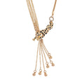 White Austrian Crystal Necklace (19-21 Inches) in Silvertone - Sticky add to cart bar