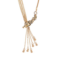 White Austrian Crystal Necklace (19-21 Inches) in Silvertone