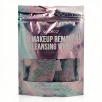 Closeout Colorco 20 Pack Holographic Individually Wrapped Travel Makeup Wipes