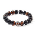 Agate Beaded Stretch Bracelet 150.00 ctw - Sticky add to cart bar