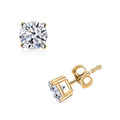 Luxuriant Lab Grown Diamond G SI1 1.00 ctw Solitaire Stud Earrings in 14K White Gold - Sticky add to cart bar