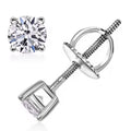 14K White Gold Luxuriant Lab Grown Diamond (G, VS) Earrings 2.00 ctw - Sticky add to cart bar