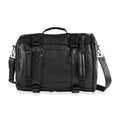 Black Multi-purpose Faux Leather Convertible Backpack - Sticky add to cart bar