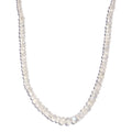 Rainbow Moonstone 85.00 ctw Beaded Necklace in 14K YG Over Sterling Silver 18-20 Inches - Sticky add to cart bar