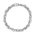 Eternal Link Bracelet in Platinum Over Sterling Silver (7.25 In) 9.65 Grams - Sticky add to cart bar