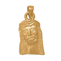 Jesus Pendant in 24K Yellow Gold 1 Grams