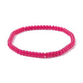 Lab Grown Ruby 40.00 ctw Beaded Stretch Bracelet - Sticky add to cart bar