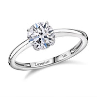 14K White Gold Luxuriant Lab Grown Diamond (G, VS) Ring (Size 10.0) (Del. in 12-15 Days) 1.50 ctw