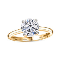 14K Yellow Gold Luxuriant Lab Grown Diamond (G, VS) Ring (Size 10.5) 1.50 ctw