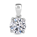 Luxuriant Lab Grown Diamond G VS 2.00 ctw Pendant without Chain in 950 Platinum - Sticky add to cart bar