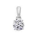 Luxuriant Lab Grown Diamond SI 1.00 ctw Pendant in 14K White Gold - Sticky add to cart bar