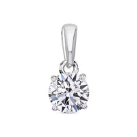Luxuriant Lab Grown Diamond SI 1.00 ctw Pendant in 14K White Gold