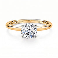Luxuriant Lab Grown Diamond (G-H, SI) Ring in Platinum Over Sterling Silver (Size 10.0) (Del. in 12-15 Days) 1.50 ctw
