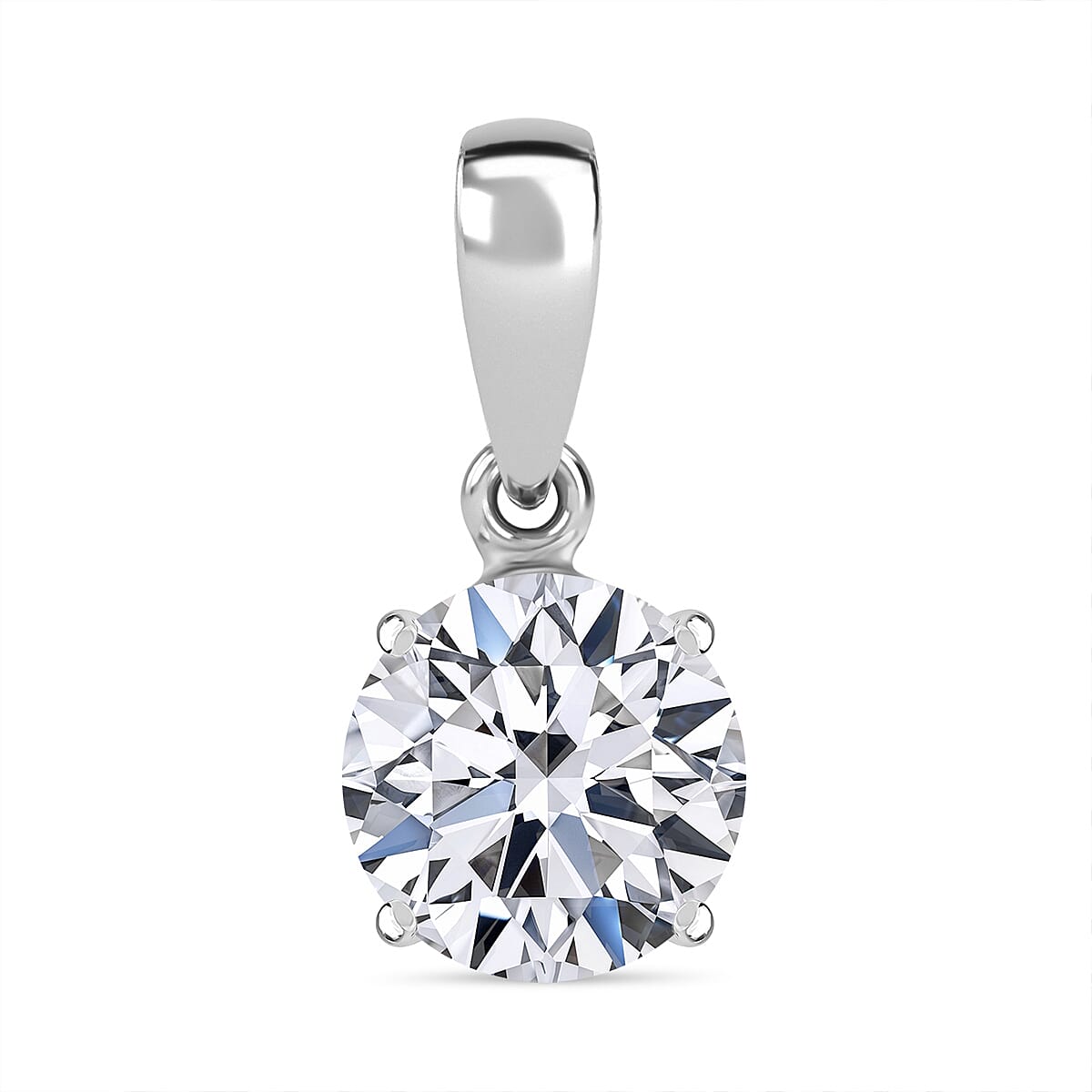Luxuriant Lab Grown Diamond G VS 1.50 ctw Pendant without Chain in 950 Platinum