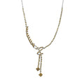 Diamond Knotted Necklace (18 Inches) in Rhodium Over Sterling Silver 2.75 ctw - Sticky add to cart bar