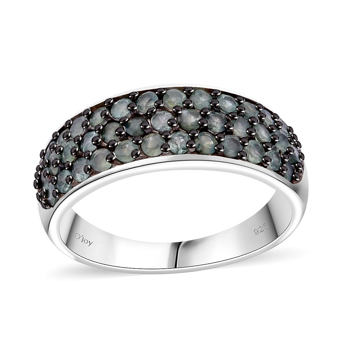 Doorbuster Narsipatnam Alexandrite Ring in Rhodium Over Sterling Silver (Size 8.0) 1.35 ctw