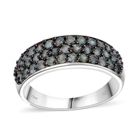 Doorbuster Narsipatnam Alexandrite Ring in Rhodium Over Sterling Silver (Size 8.0) 1.35 ctw